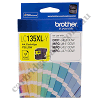 Genuine Brother LC135XL Yellow Ink Cartridge
