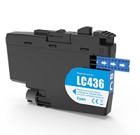 Compatible Brother LC436 Cyan Ink Cartridge