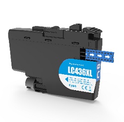 Compatible Brother LC436XL High Yield Cyan Ink Cartridge