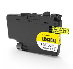 Compatible Brother LC436XL High Yield Yellow Ink Cartridge