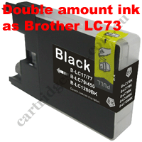 Compatible Brother LC73Bk Black Ink Cartridge High Yield