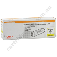 Genuine OKI TCOC5250YELLOW Yellow Toner Cartridge