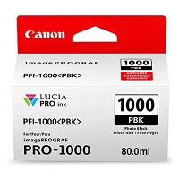 Genuine Canon PFI1000PBK Photo Black Ink Cartridge