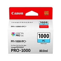 Genuine Canon PFI1000PC Photo Cyan Ink Cartridge