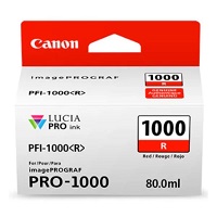 Genuine Canon PFI1000R Red Ink Cartridge