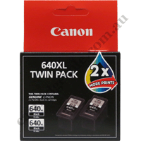 Genuine Canon PG640XL High Yield Black Twin Pack