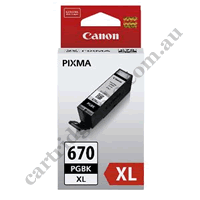 Genuine Canon PGI670XLBK High Yield Black Ink Cartridge