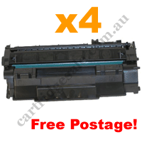 4 x Compatible HP 49A (Q5949A) Black Toner Cartridge FreePostage