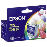 Genuine Epson T027 Colour Ink Cartridge