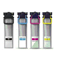 A Set Compatible Epson T10W1 - T10W4 High Yield Ink Cartridges B