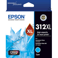 Genuine Epson T1832/312XL High Yield Cyan Ink Cartridge