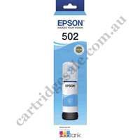 Genuine Epson T502/T03K2 EcoTank Cyan Ink Bottle