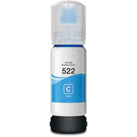 Compatble Epson T522/T00M2 EcoTank Cyan Ink Bottle