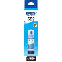 Genuine Epson T552/T06W2 EcoTank Cyan Ink Bottle