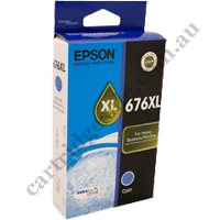 Genuine Epson T6762/676XL Cyan Ink Cartridge