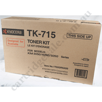 Genuine Kyocera TK715 Black Copier Toner