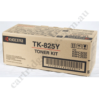 Genuine Kyocera TK825Y Yellow Toner Cartridge