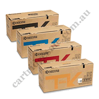 A Set Genuine Kyocera TK5284K,C,M,Y Toner Cartridges