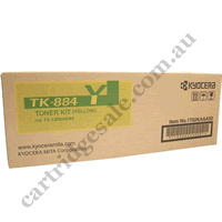 Genuine Kyocera TK884Y Yellow Toner Cartridge