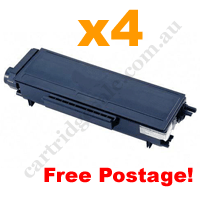 4 x Compatible Brother TN3185 Black Toner Cartridge Free Postage