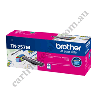 Genuine Brother TN257M Magenta High Yield Toner Cartridge