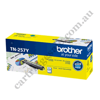 Genuine Brother TN257Y Yellow High Yield Toner Cartridge