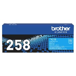 Genuine Brother TN258 Cyan Toner Cartridge