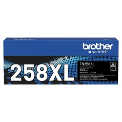 Genuine Brother TN258XL High Yield Black Toner Cartridge