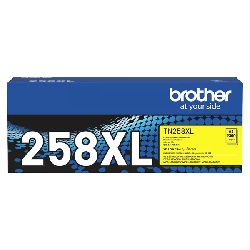 Genuine Brother TN258XL High Yield Yellow Toner Cartridge